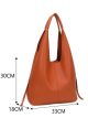 Bolso hobo grande con bandolera