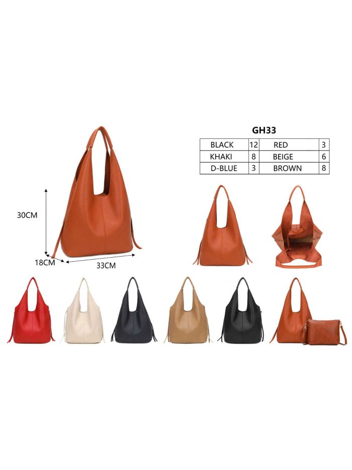 Bolso hobo grande con bandolera