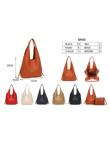 Bolso hobo grande con bandolera