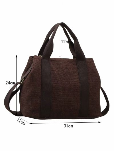 Bolso de lona con bandolera