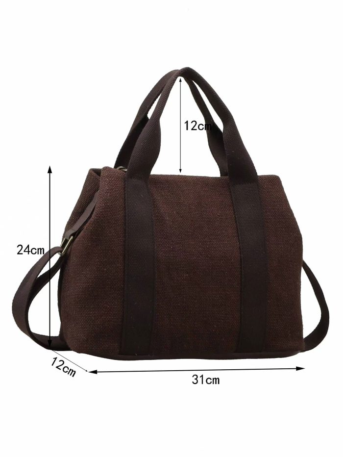 Bolso de lona con bandolera