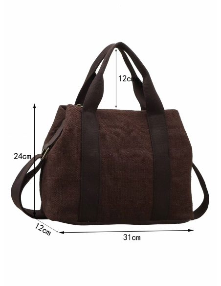 Bolso de lona con bandolera