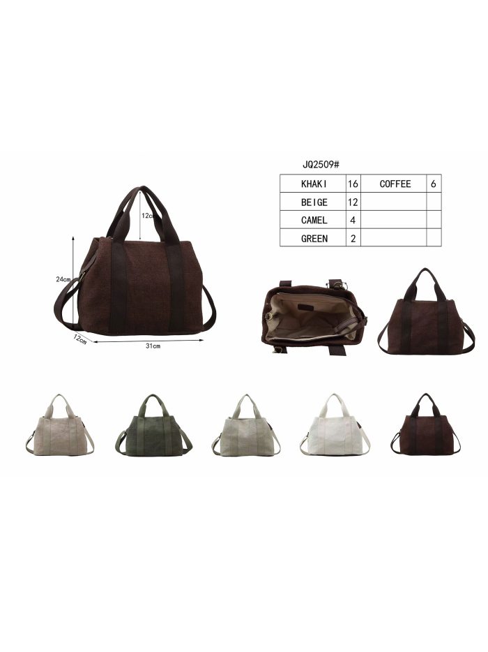 Bolso de lona con bandolera