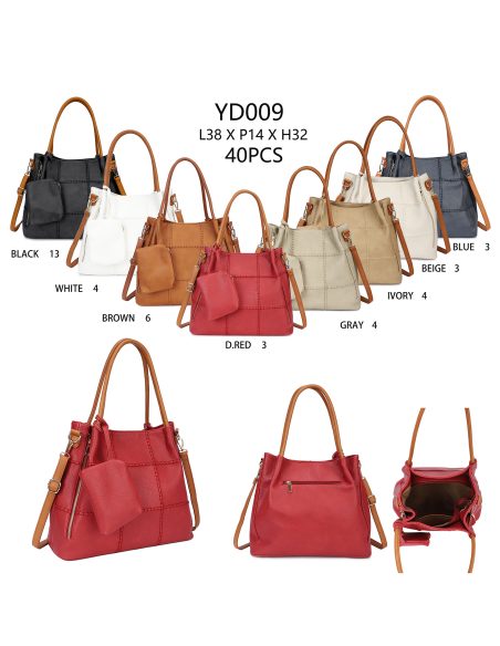 Bolso tote grande con monedero a juego