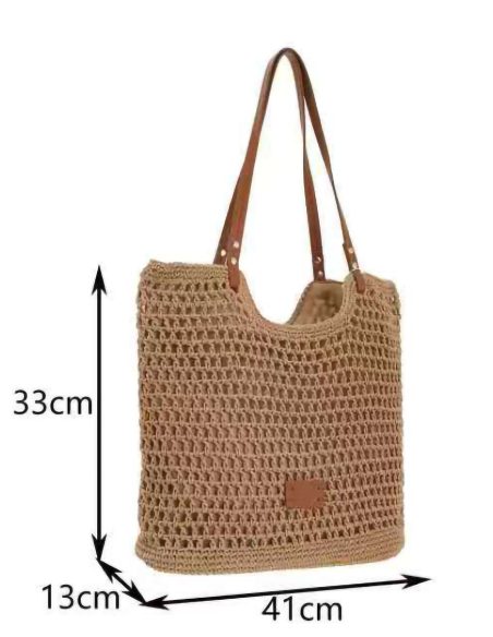 Bolso tote de crochet calado