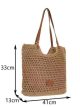Bolso tote de crochet calado