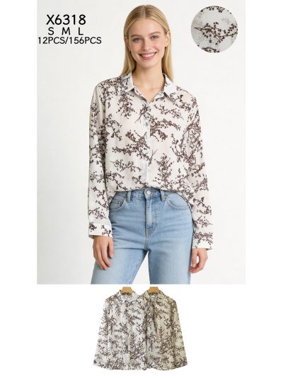 Camisa estampada botánica 2