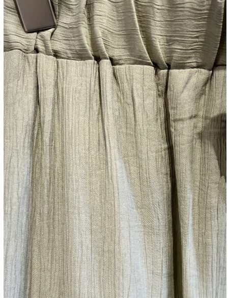 Pantalón recto fluido con forro