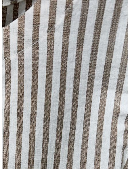 Conjunto de rayas: blusa y pantalón