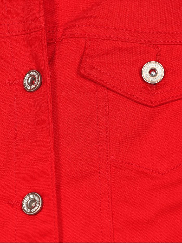 Cazadora denim básica talla grande