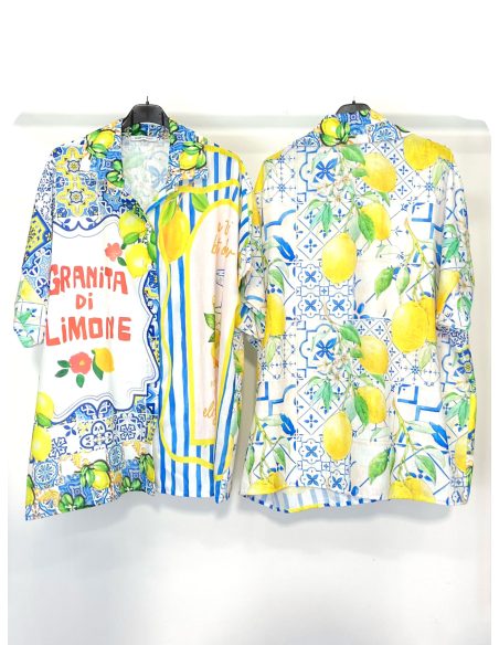 Camisa oversize estampada