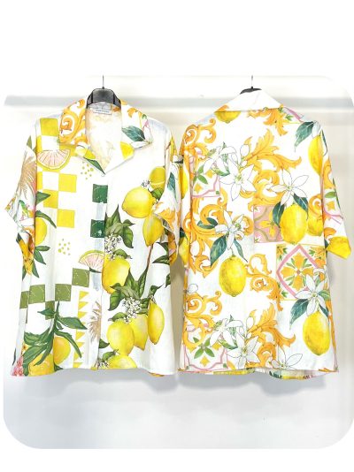 Camisa oversize estampada
