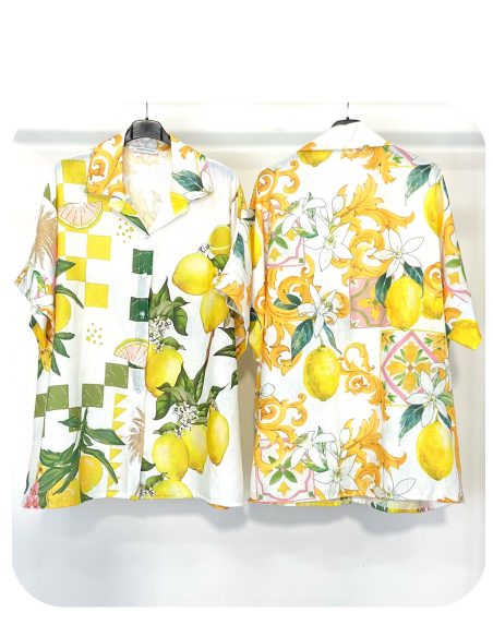 Camisa oversize estampada