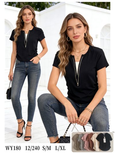 Camiseta cremallera frontal 2