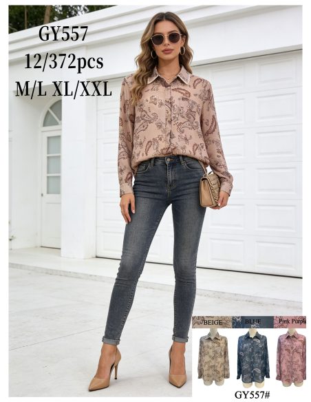 Camisa estampada paisley