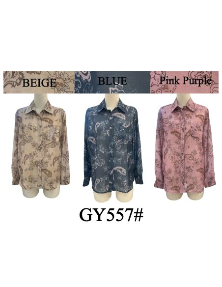 Camisa estampada paisley