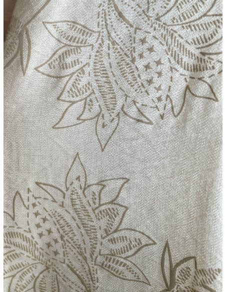 Conjunto estampado floral: chaleco y pantalón