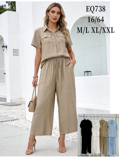 Conjunto camisa y pantalón con cordón 2