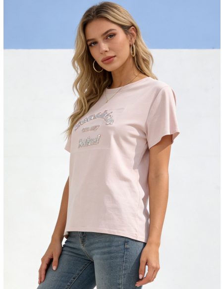 Pailletten-T-Shirt „Sunshine“