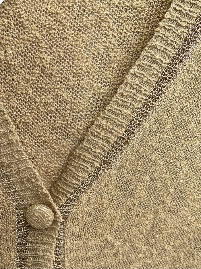 Chaleco punto con botones