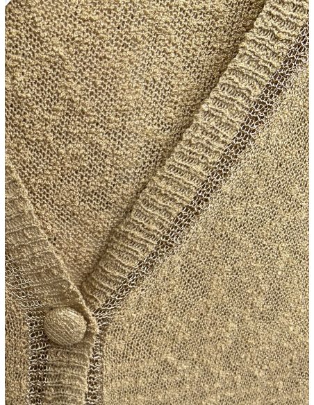 Chaleco punto con botones