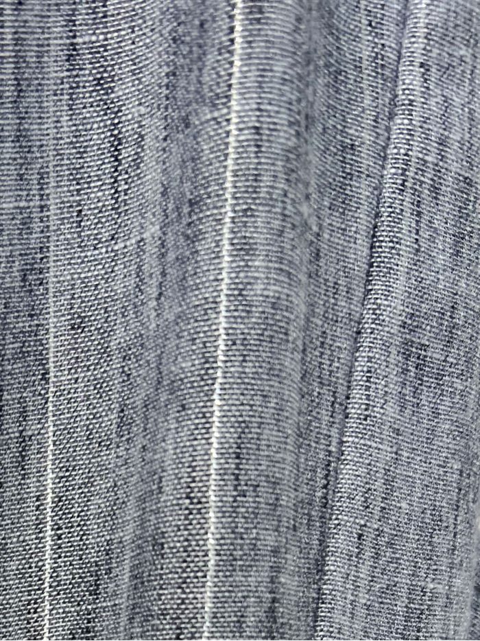 Mono corto rayas efecto lino con cinturón