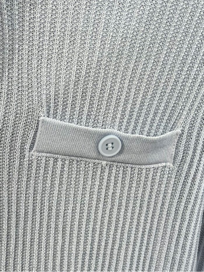 Chaqueta de punto fino con botones