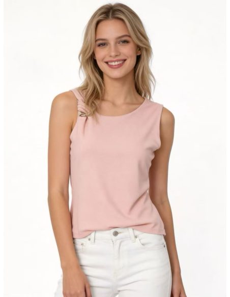 Top con dettaglio a cerchio