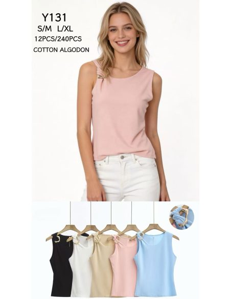 Top con dettaglio a cerchio