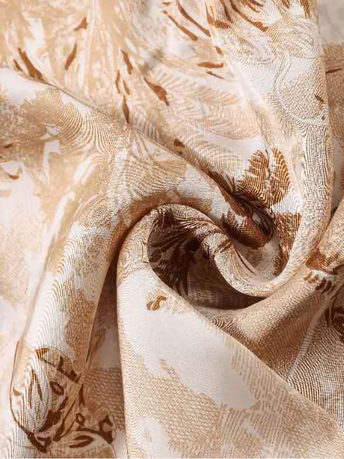 Pañuelo efecto seda cuadrado estampado jungla