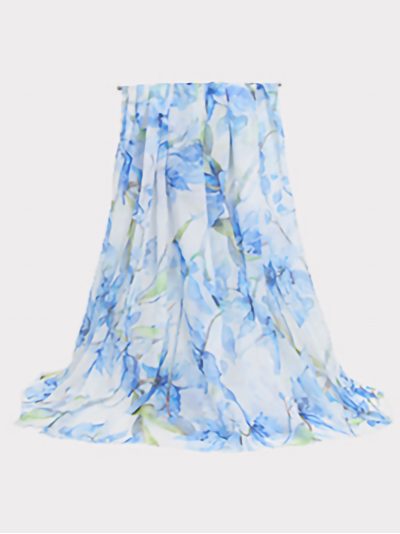 Fular estampado acuarela