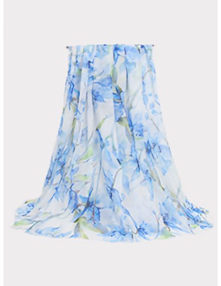 Sciarpa con stampa ad acquerello