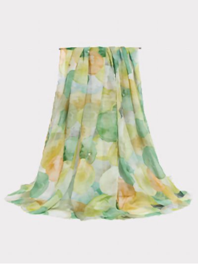 Fular estampado abstracto