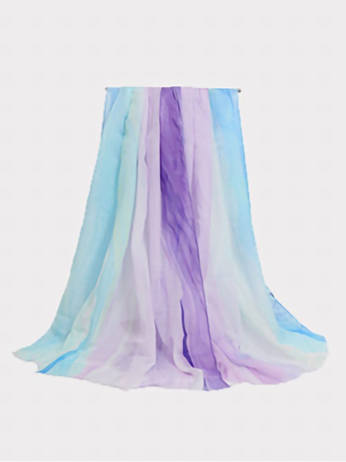 Fular degradado multicolor