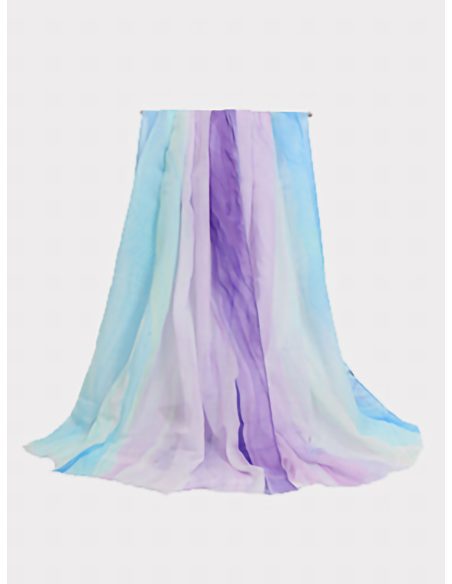 Fular degradado multicolor