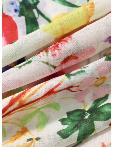 Sciarpa floreale primaverile