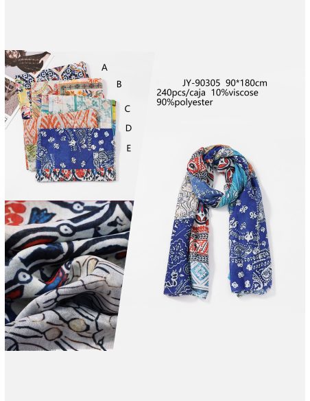 Fular patchwork boho