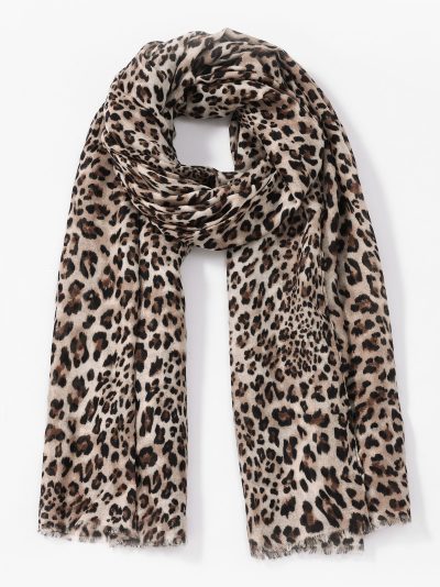 Fular animal print leopardo