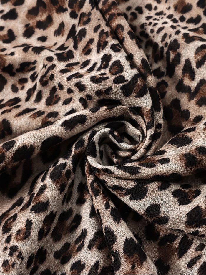 Fular animal print leopardo
