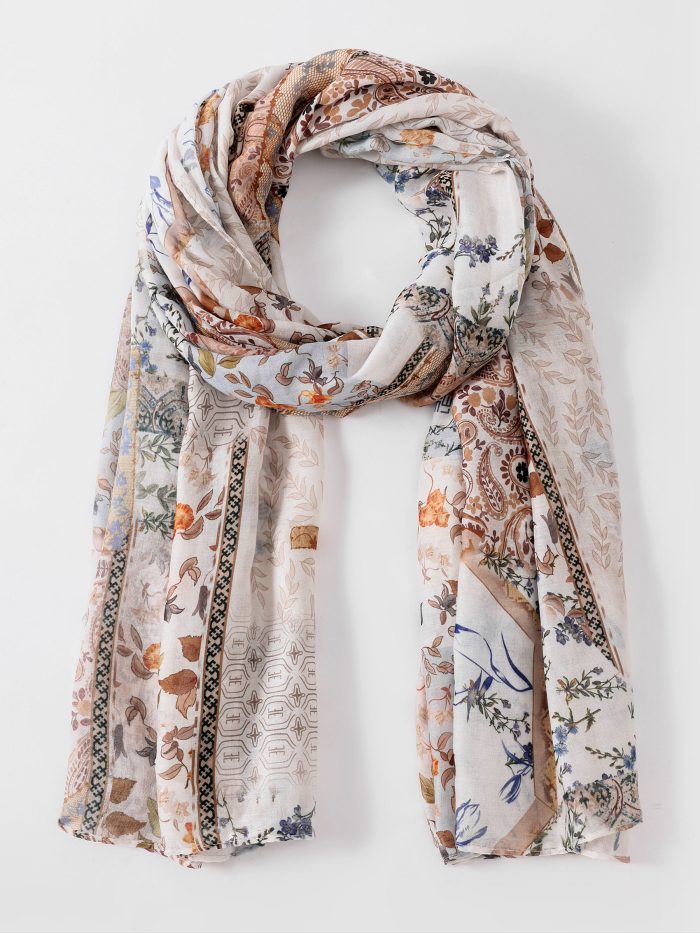 Sciarpa con stampa bohémien