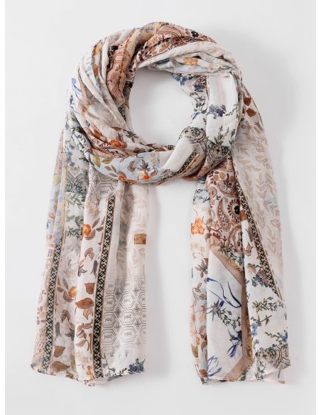 Sciarpa con stampa bohémien