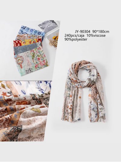 Fular estampado bohemio 2