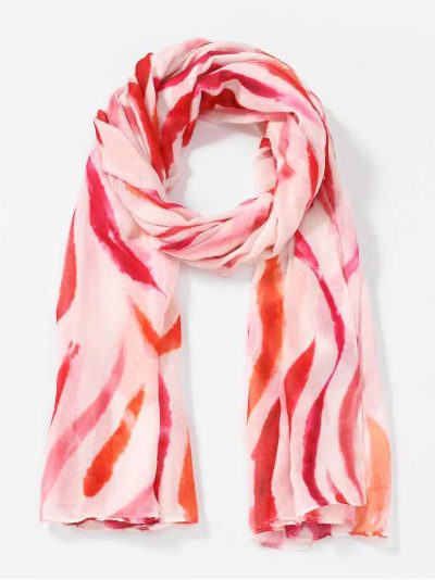 Fular de rayas cebra difuminadas