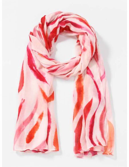 Fular de rayas cebra difuminadas