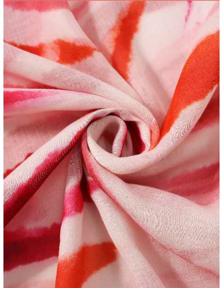 Fular de rayas cebra difuminadas