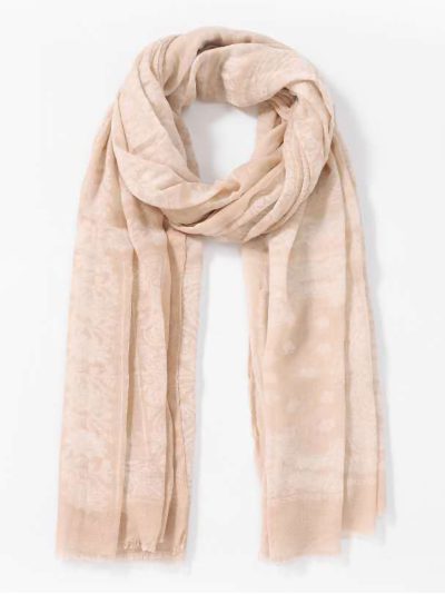 Fular estampado ornamental