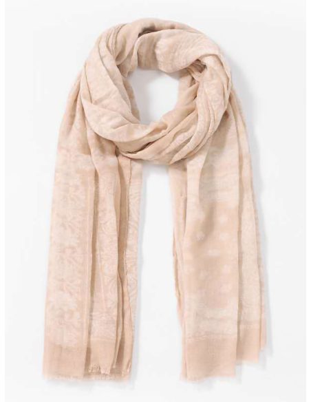 Lenço com estampa ornamental