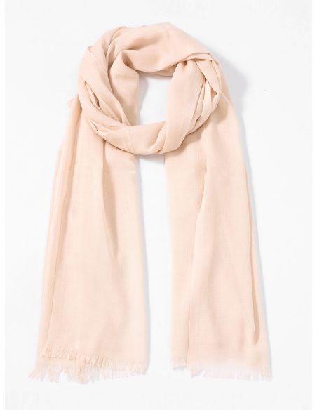 lenço liso desfiado