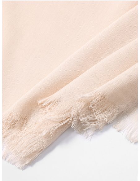 lenço liso desfiado