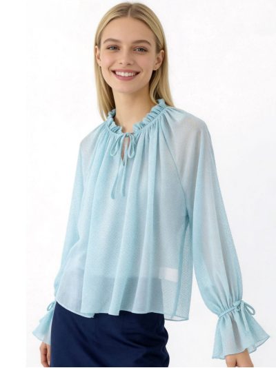 Blusa plumeti con lazada